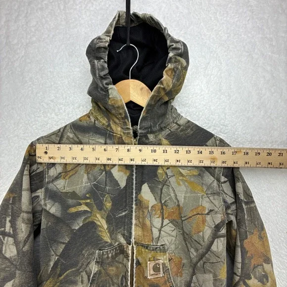 Carhartt Active Hunting Jacket Thermal Lined Youth Large YYJ144 CMO Camo - Picture 8 of 12
